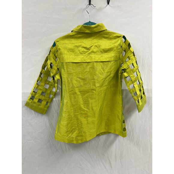 NWT Patty Kim Elizabeth Tape Shirt size XS - Picture 4 of 5